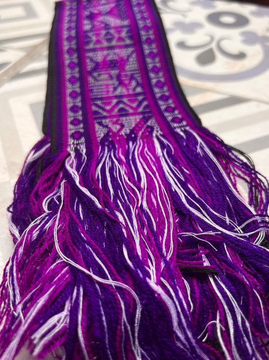 Lila Zeremoniengürtel 8x200 cm