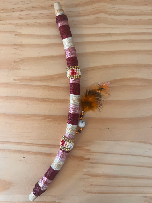 Burgung bendable Tepi with feather