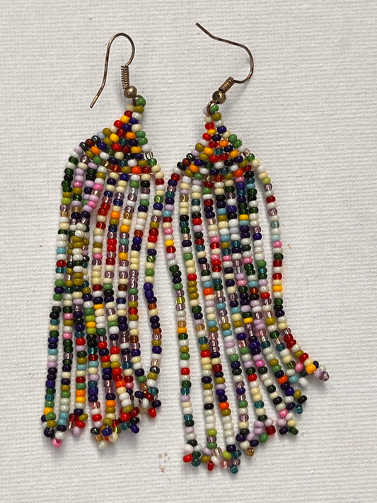 Pendientes multicolores