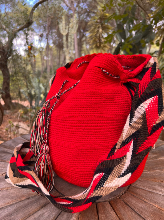 Red Wayuu Bag