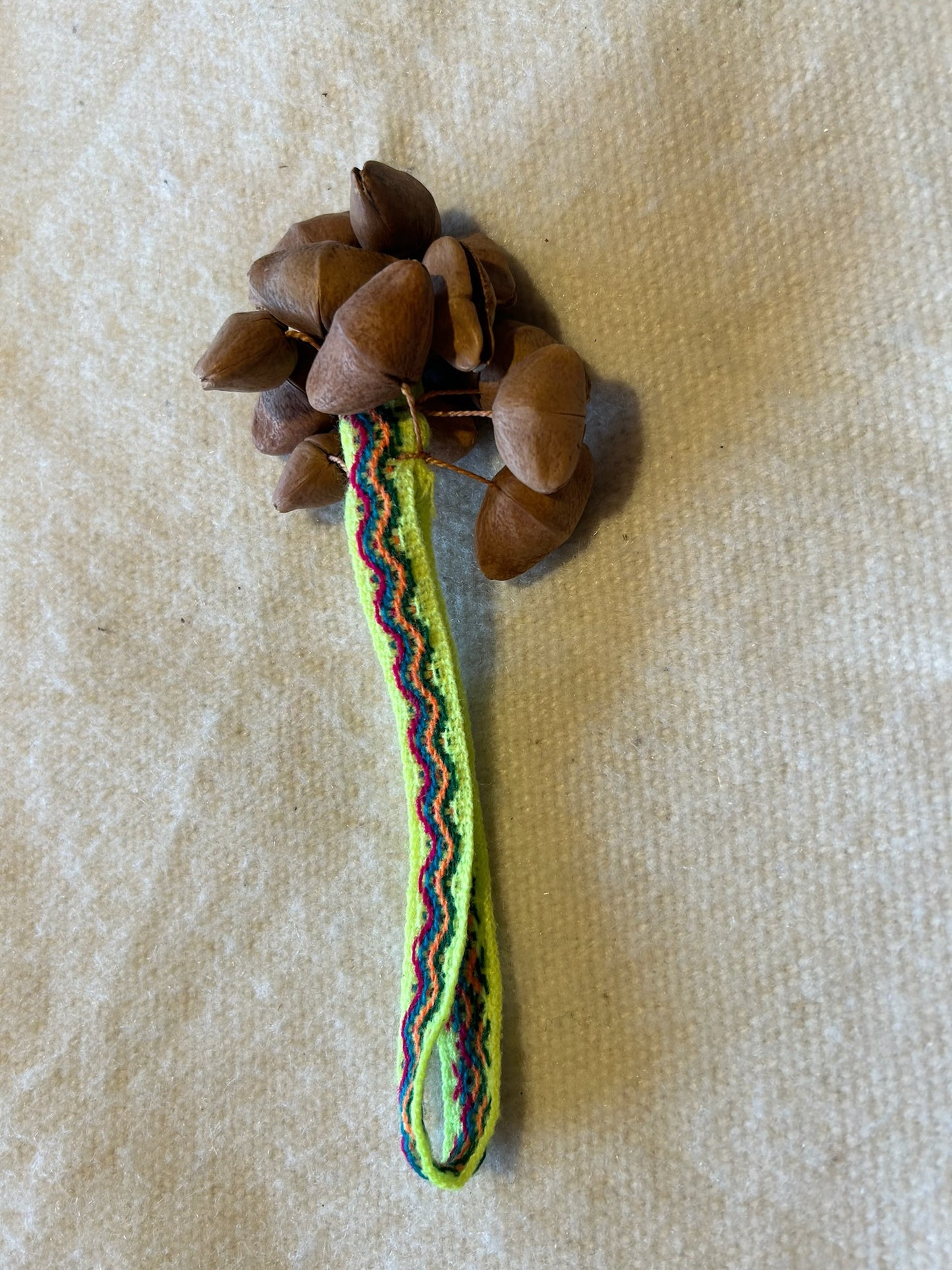 Jungle rattle bracelet - with cascabeles macho strap