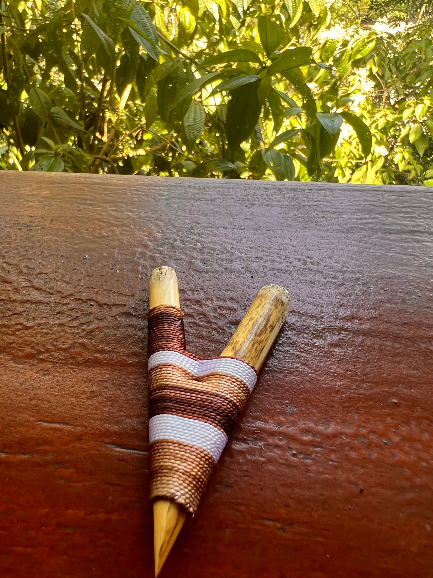 Brown-white Bamboo Kuripe