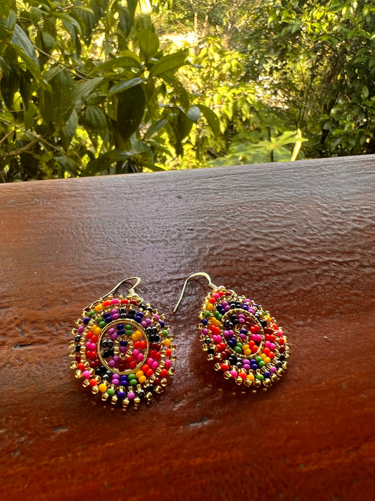 Color celebration earrrings Inga Kamentsa