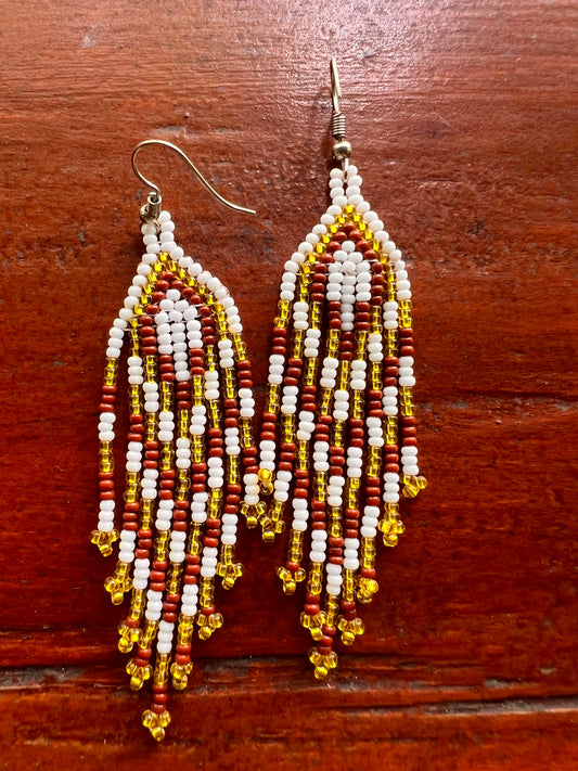 Snow on earth earrrings Inga Kamentsa