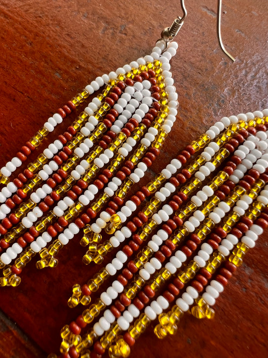 Snow on earth earrrings Inga Kamentsa