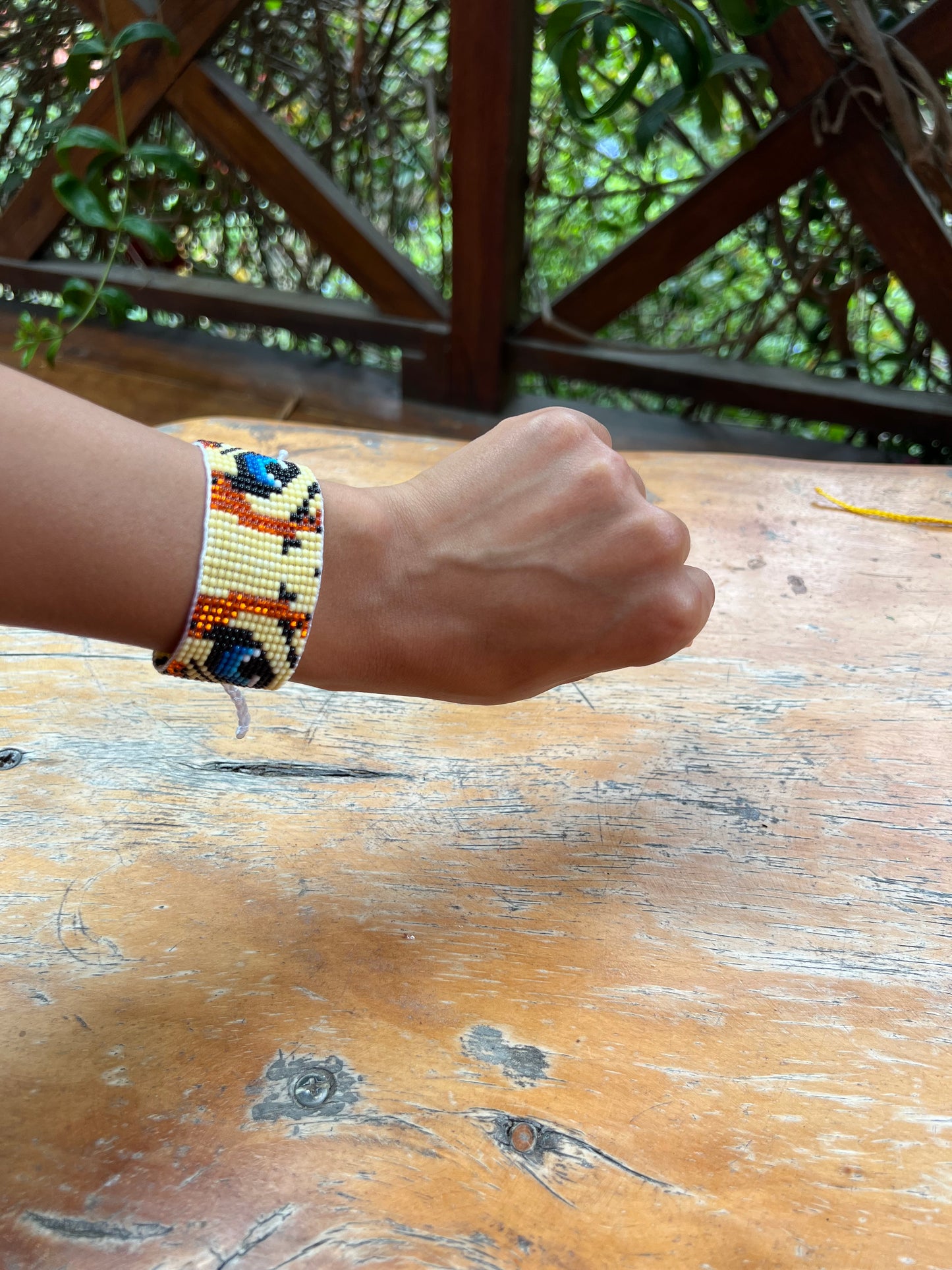 Pulseras Jaguar Inga Kamentsa - varios colores 3 cm x 15 cm