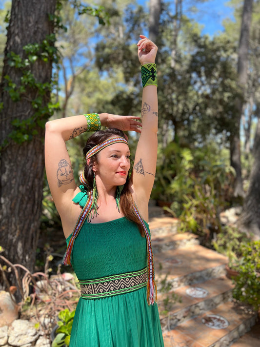 Green Yawanawá bracelet