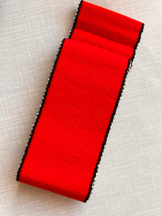 Roter Zeremoniengürtel 8cm x 170cm