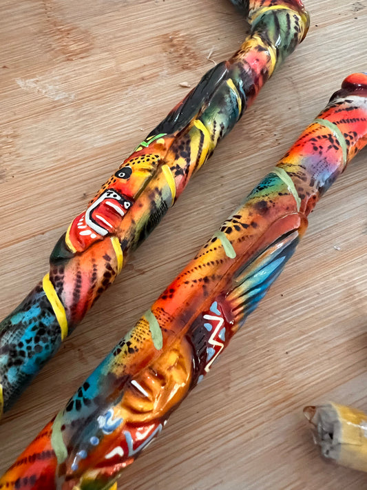 Kuripe de madera lisa