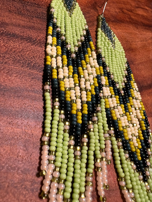 Spring forest earrings