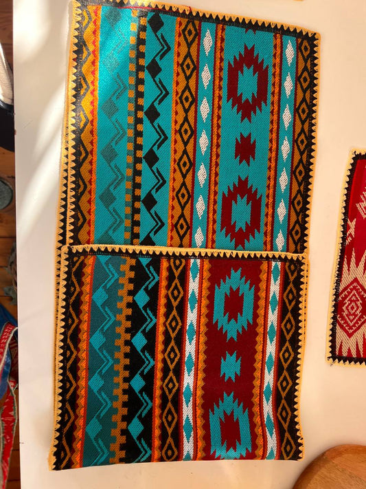 Blue table cloth 20x10 cm