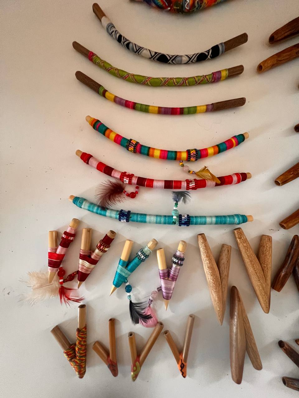 Kuripe de madera lisa