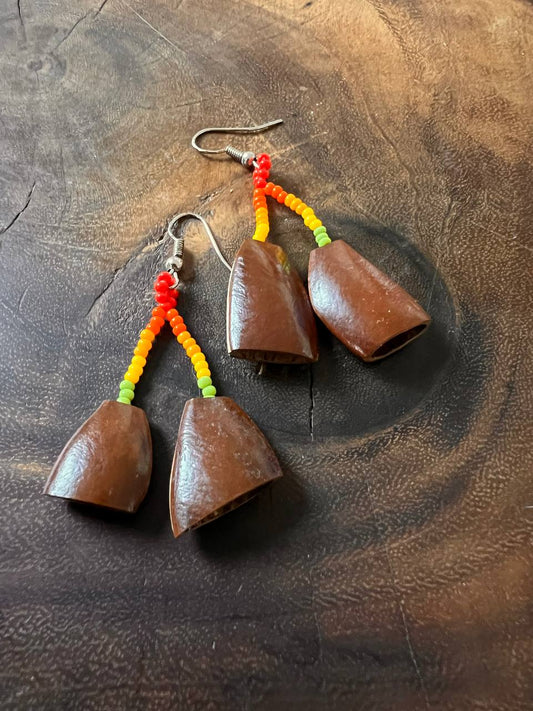 Pendientes Cascabeles hembra cortos Yanacona