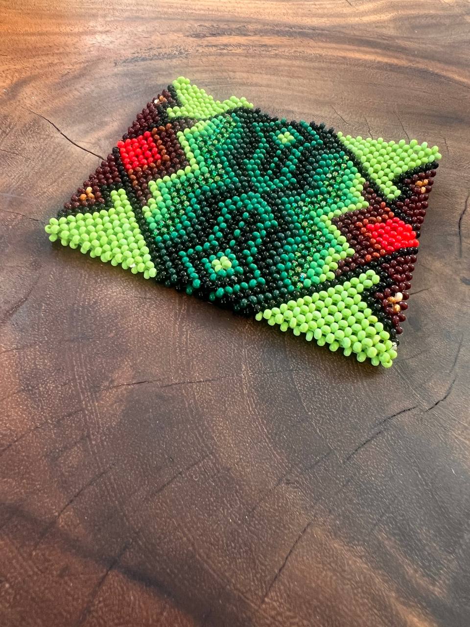 Green red Yawanawá bracelet