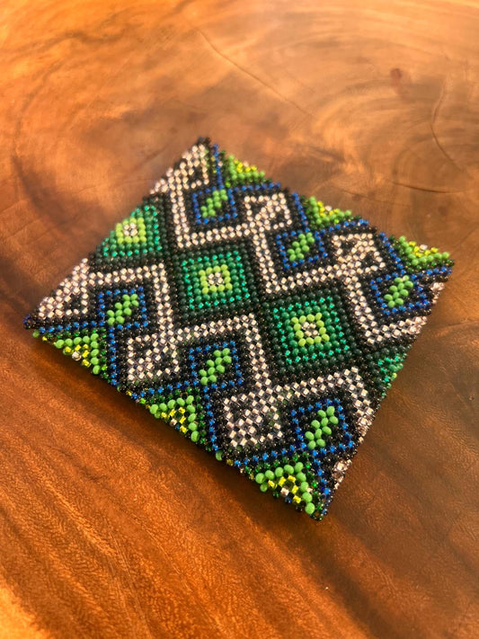Green blue Yawanawá bracelet