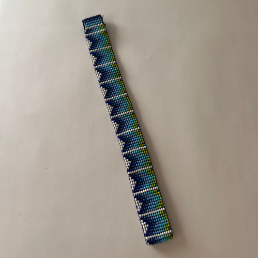 Cinta para el pelo azul verdoso