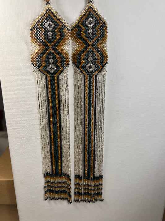 Lange Erdohrringe Yawanawá