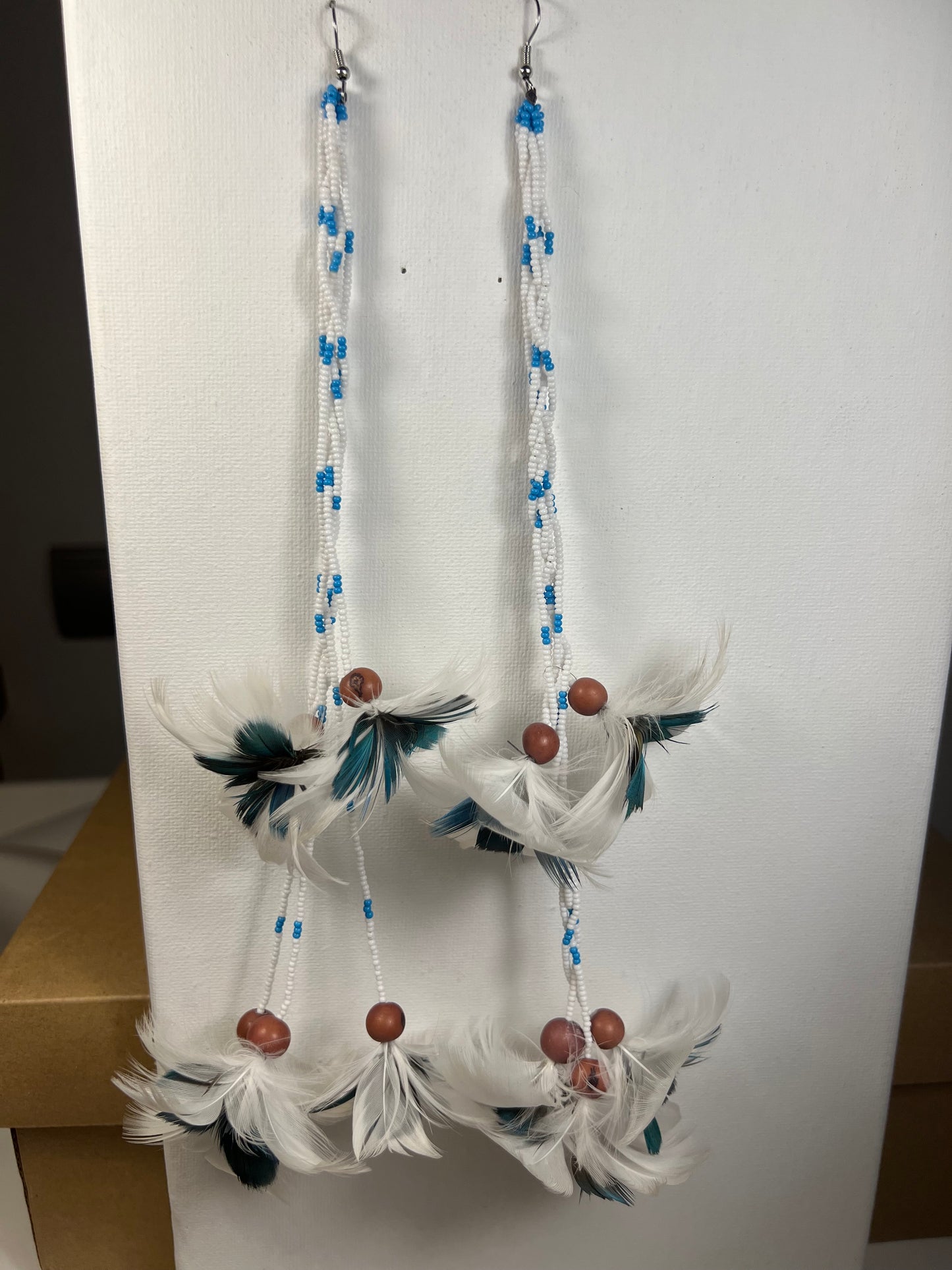 Ohrringe Yawanawá-Federn