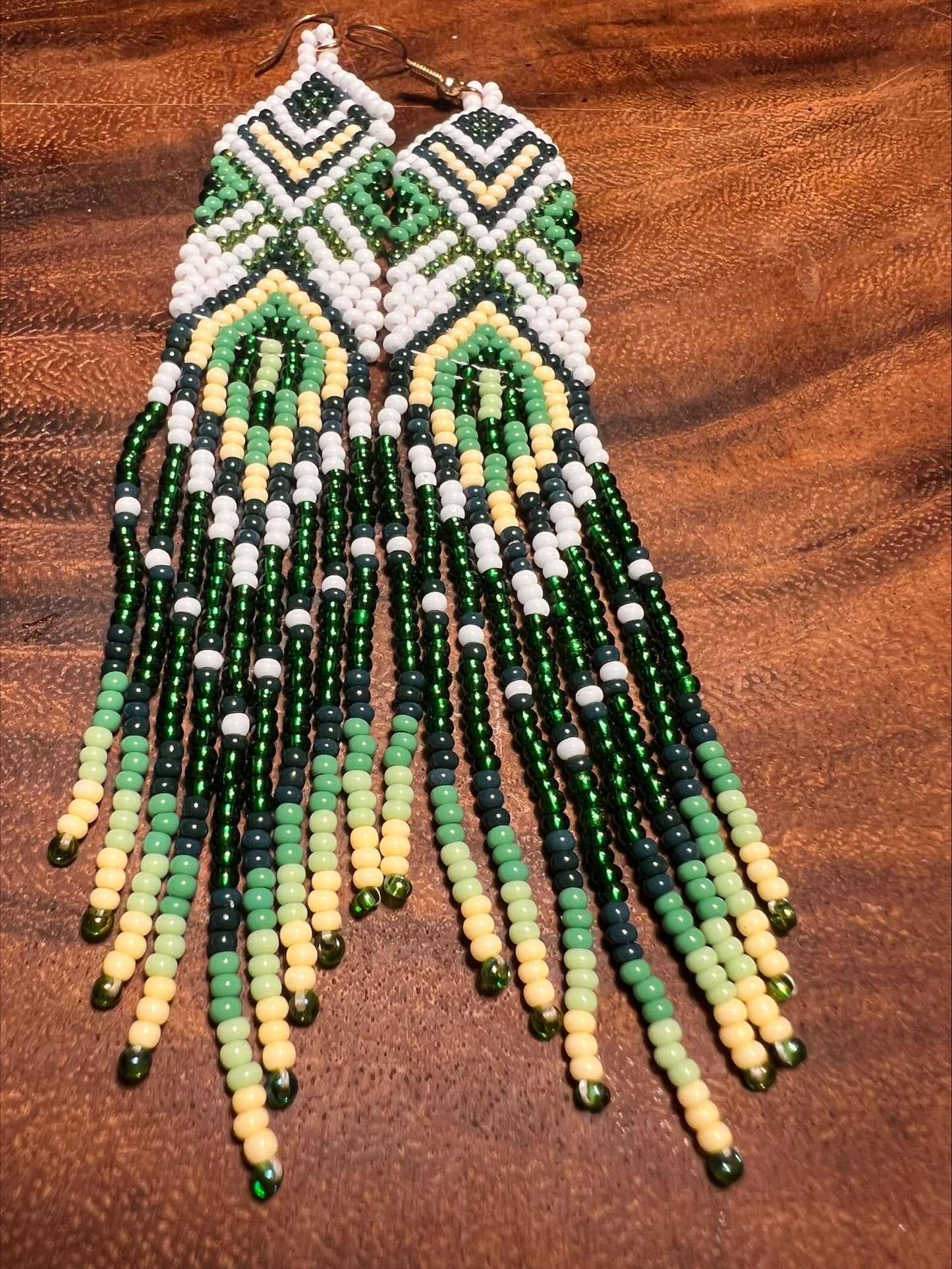 Deep forest earrings