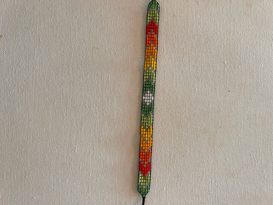 Rainbow coloured expansion bracelet Yanacona 1 cm x 13 cm