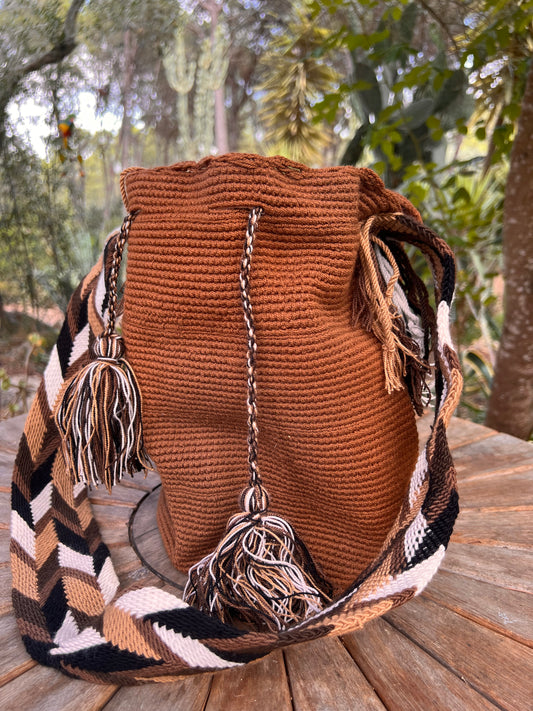 Brown Wayuu bag