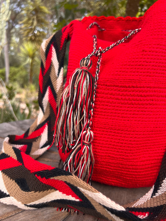 Red Wayuu Bag