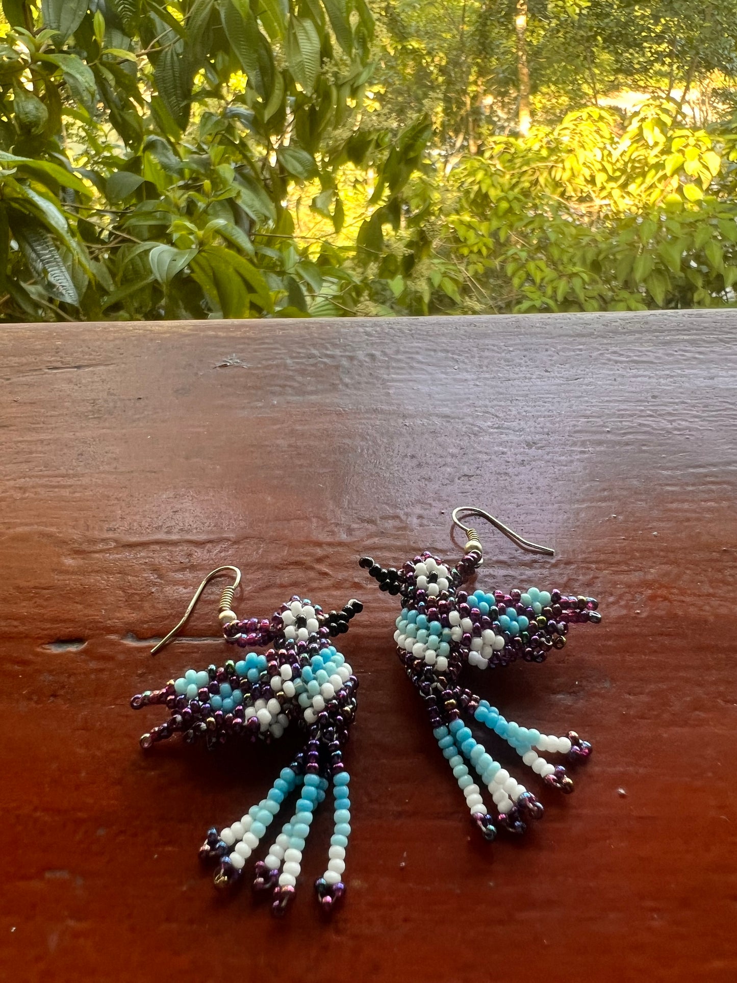 Colibrí earrings Yanacona