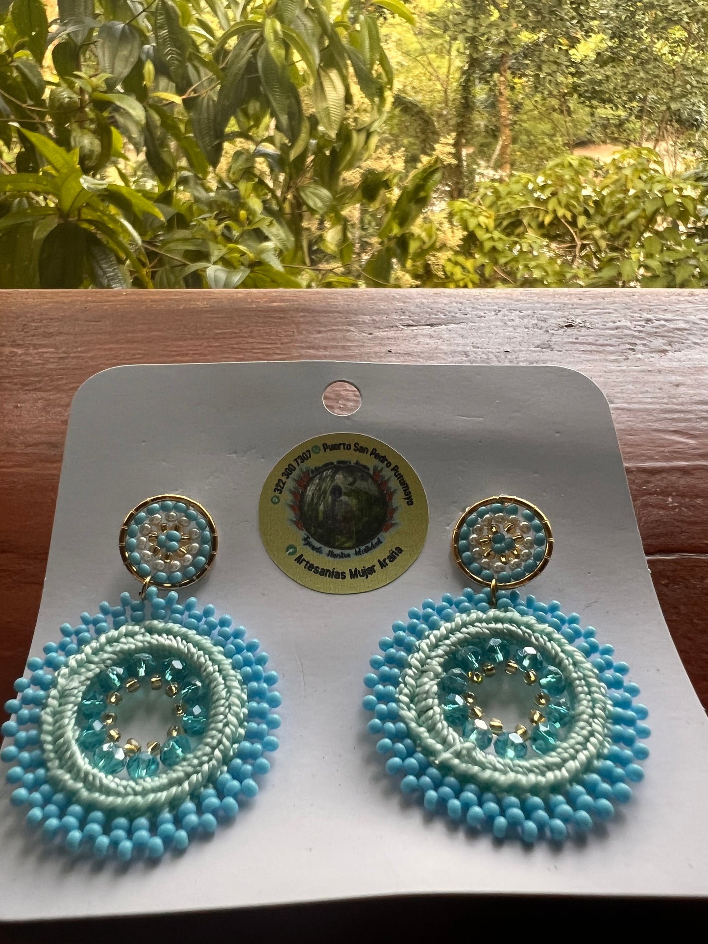 Morning dust earrings Yanacona