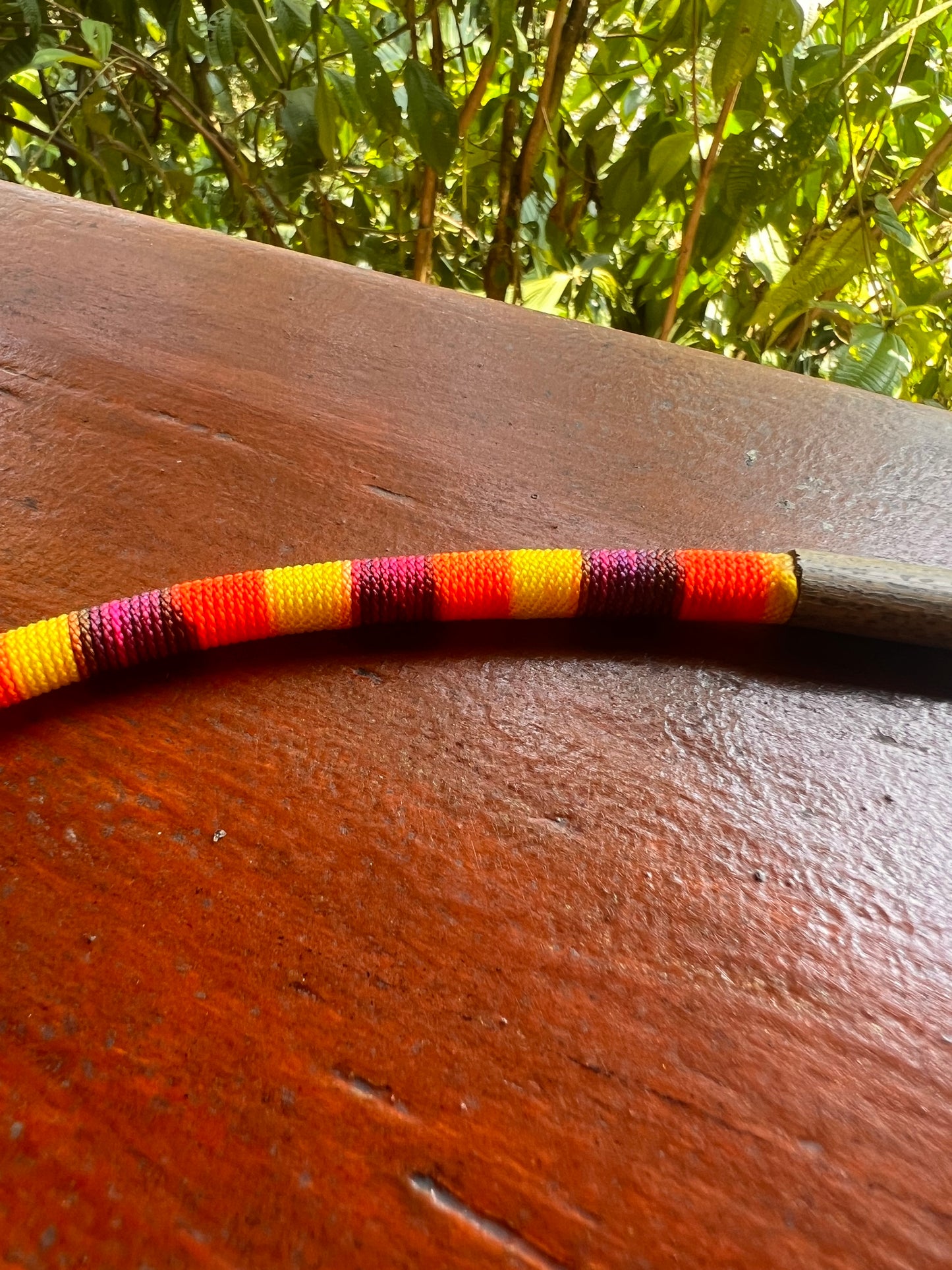 Multicolored bendable Tepi with bambo endings