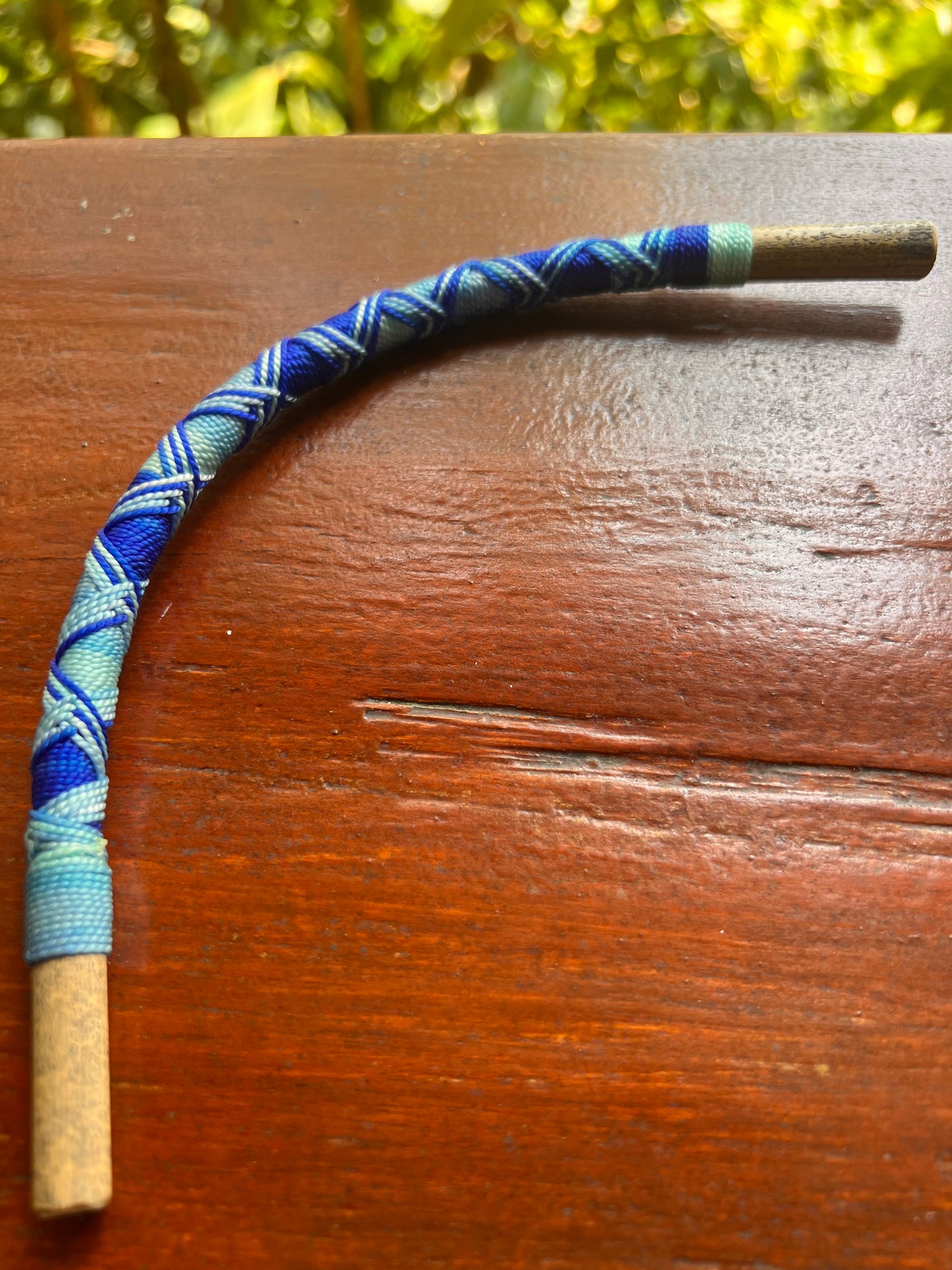 Blue bendable Bamboo Tepi