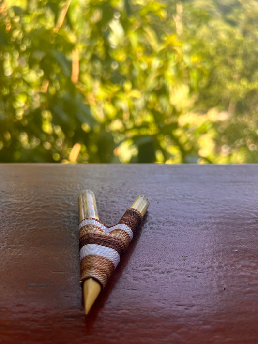 Brown-white Bamboo Kuripe