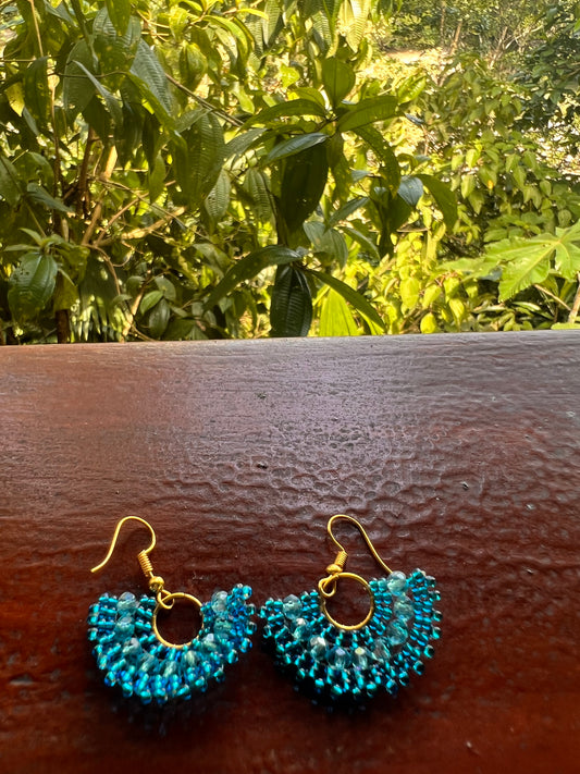 Wave earrings Inga Kamentsa