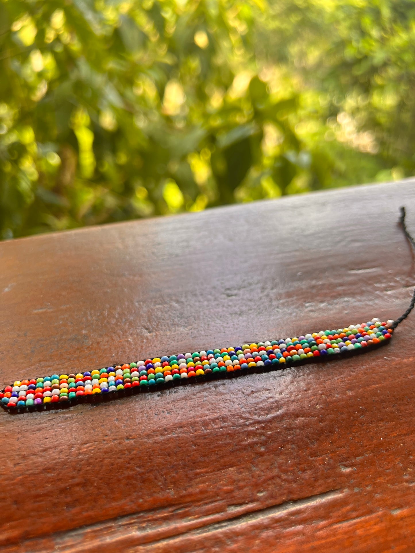 Small multicoloured bracelet Yanacona 1 cm x 13 cm