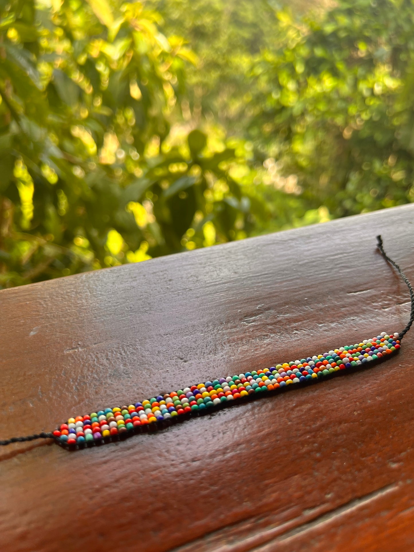 Small multicoloured bracelet Yanacona 1 cm x 13 cm