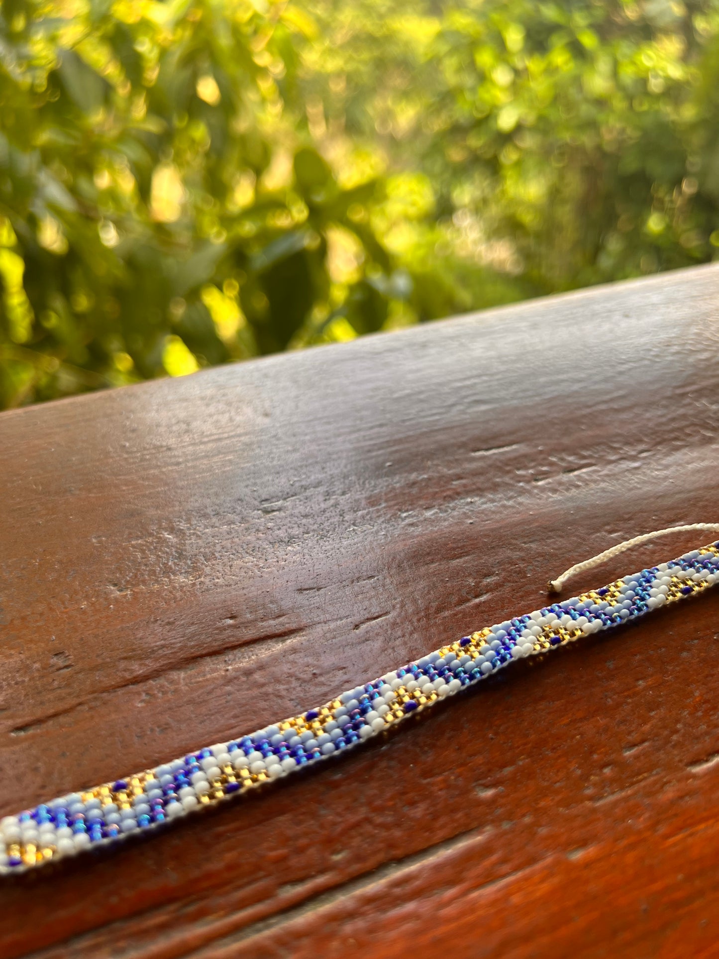 Light-blue Bracelet Yanacona 1 cm x 13 cm