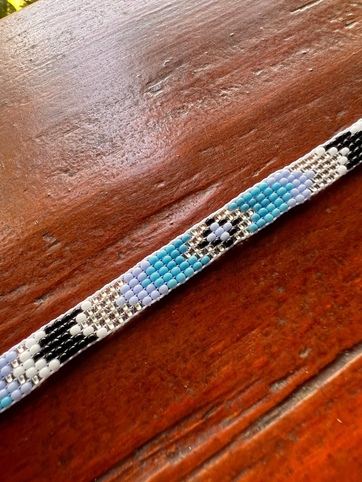 Light-blue expansion bracelet Yanacona 1 cm x 13 cm