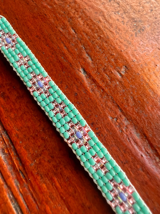 Turquoise star bracelet Yanacona 1 cm x 13 cm