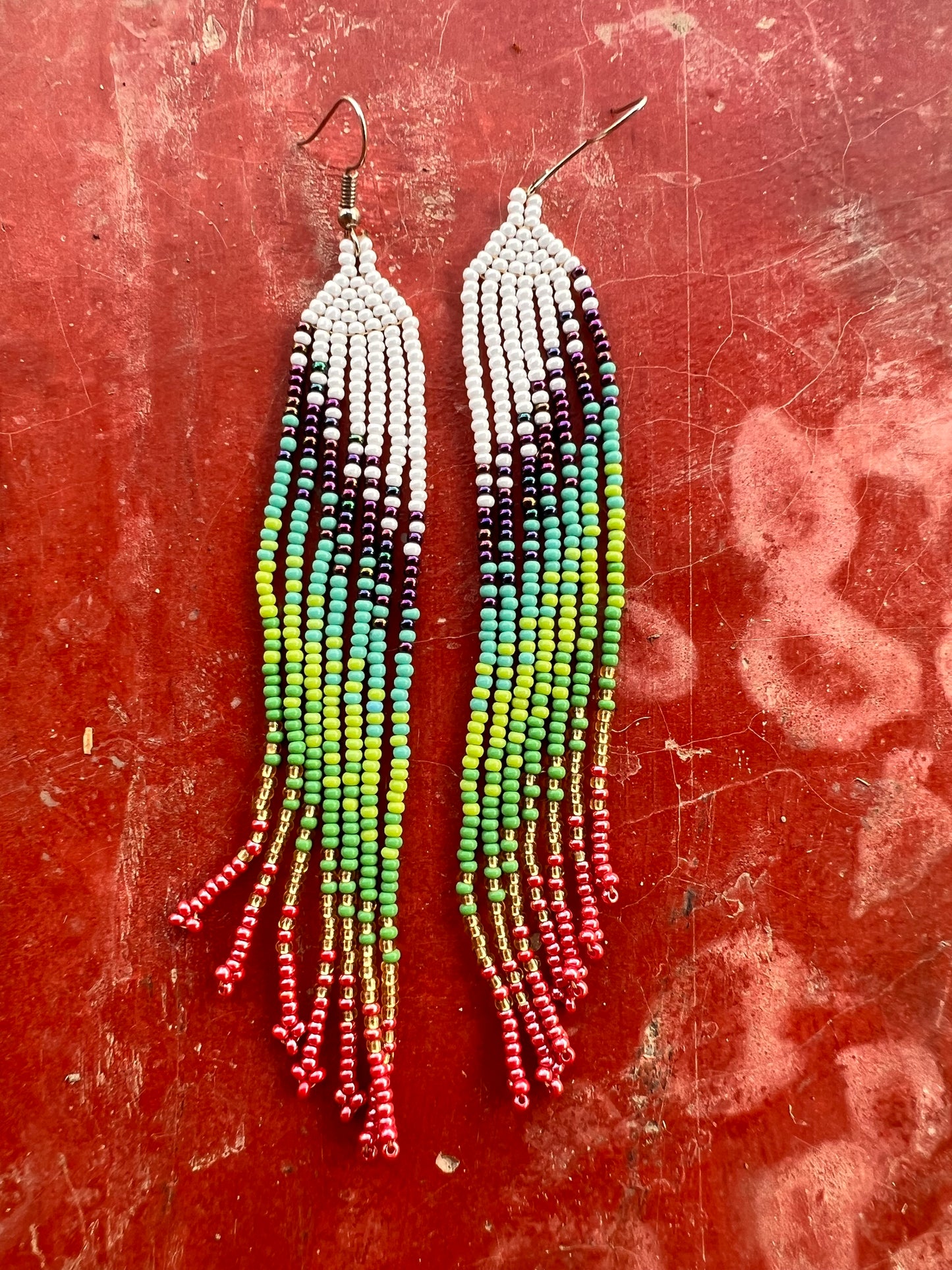 Flourishing earrings Inga Kamentsa