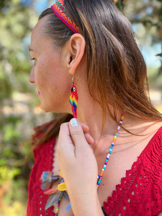 Guacamayo earrings