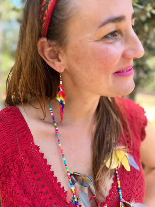 Guacamayo earrings