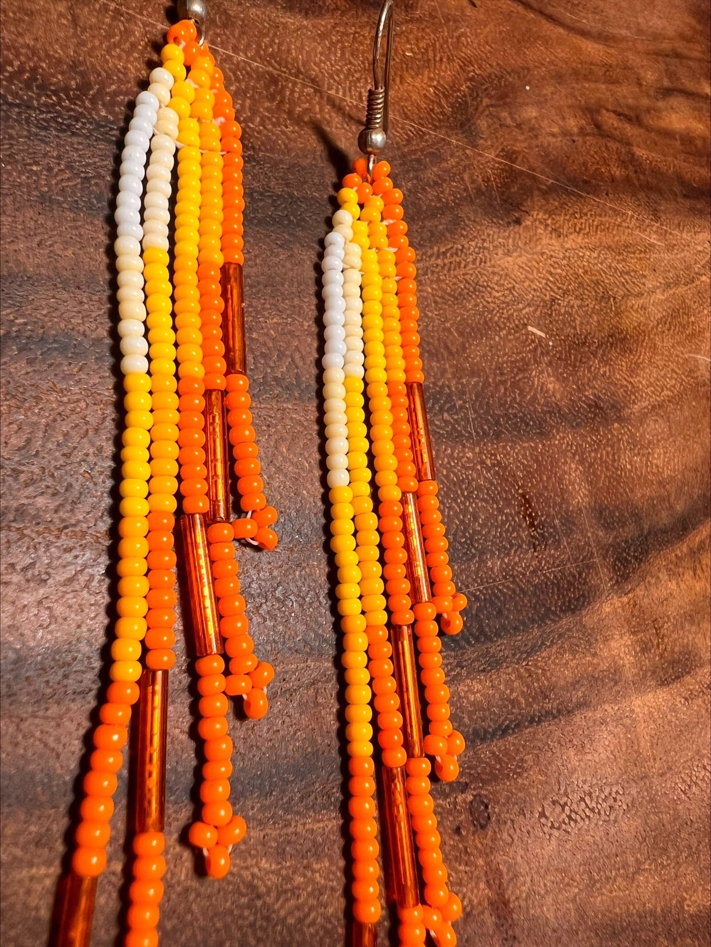 Pendientes Blanco y Negro Inga