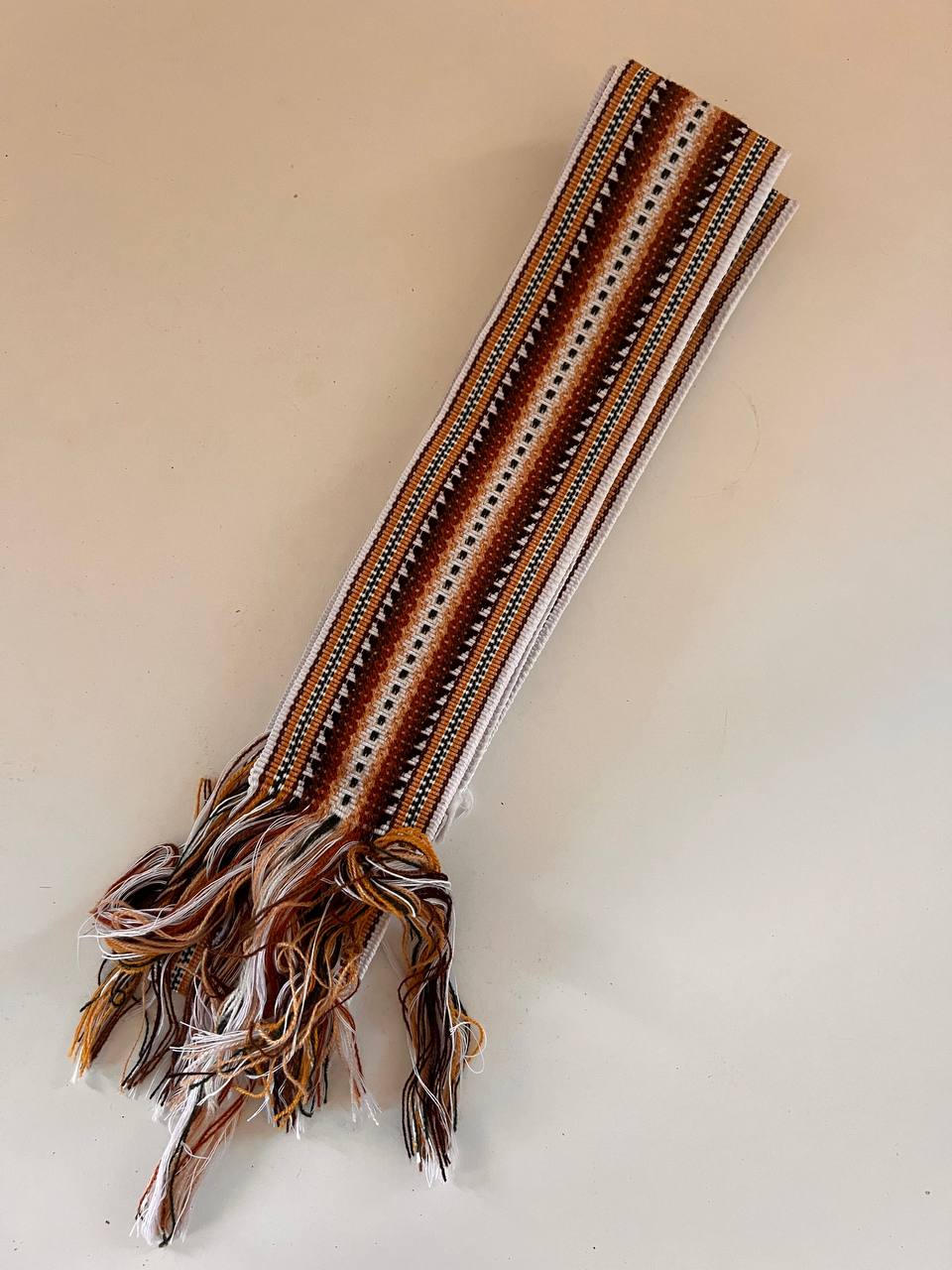 Cinturón ceremonia verde 9cm x 230cm