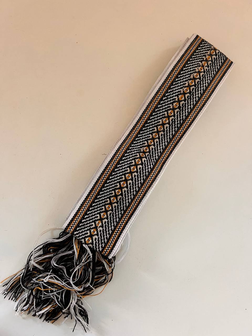 Cinturón ceremonia verde 9cm x 230cm