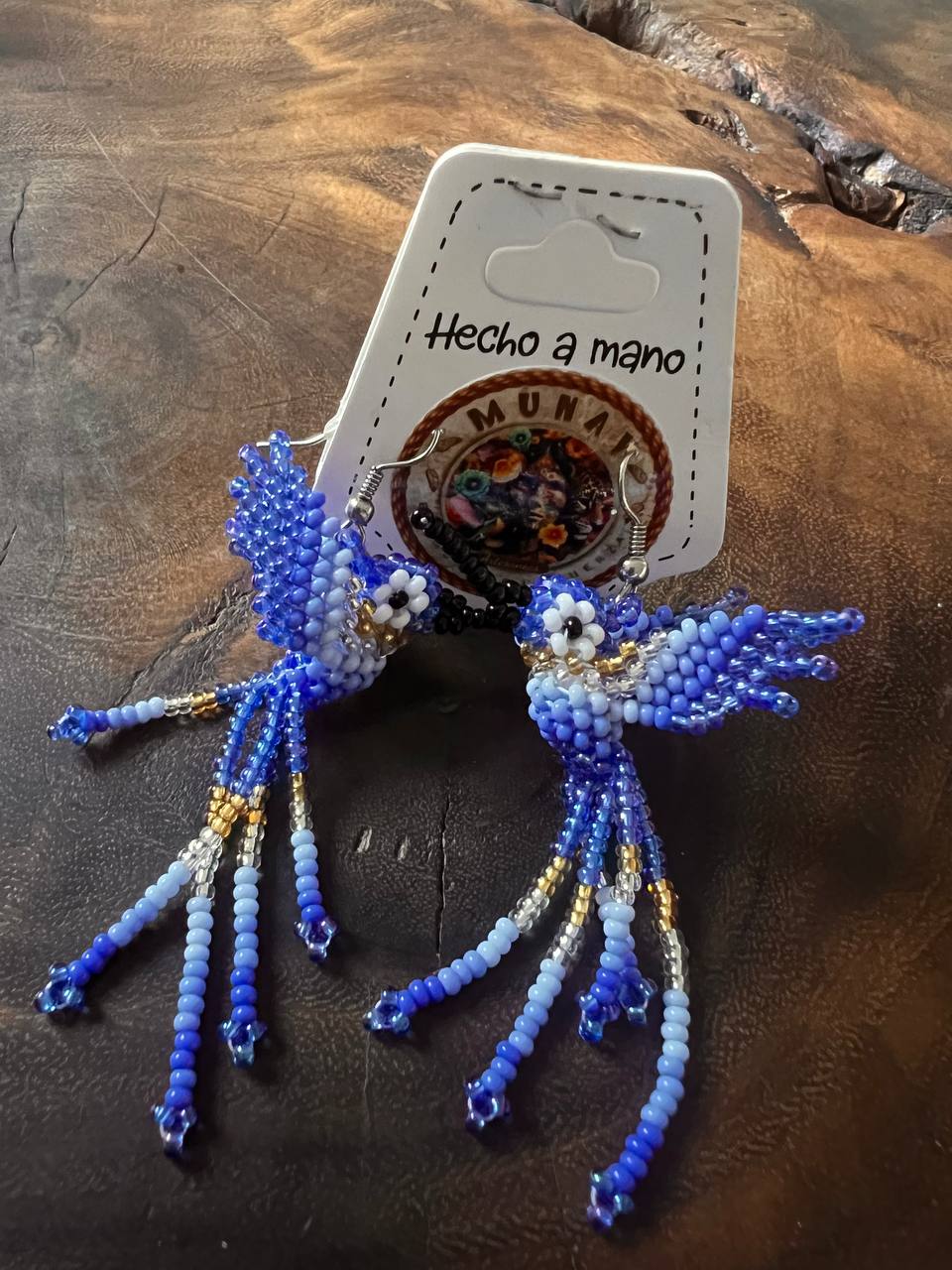 Pendientes de colibrí