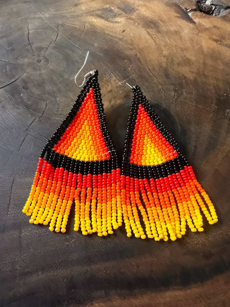 Pendientes de fuego