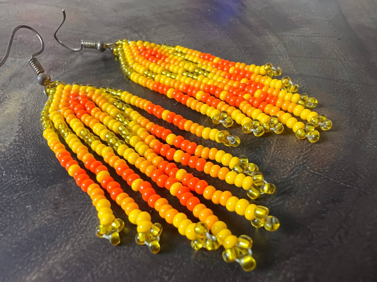 Pendientes Blanco y Negro Inga