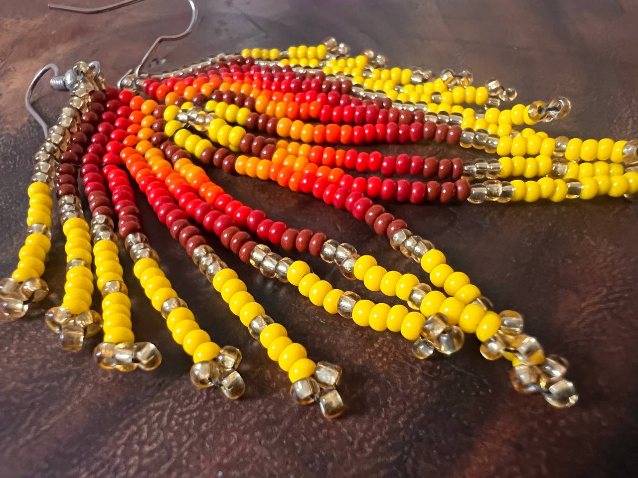 Pendientes Blanco y Negro Inga