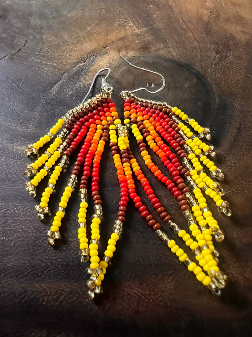 Pendientes Blanco y Negro Inga