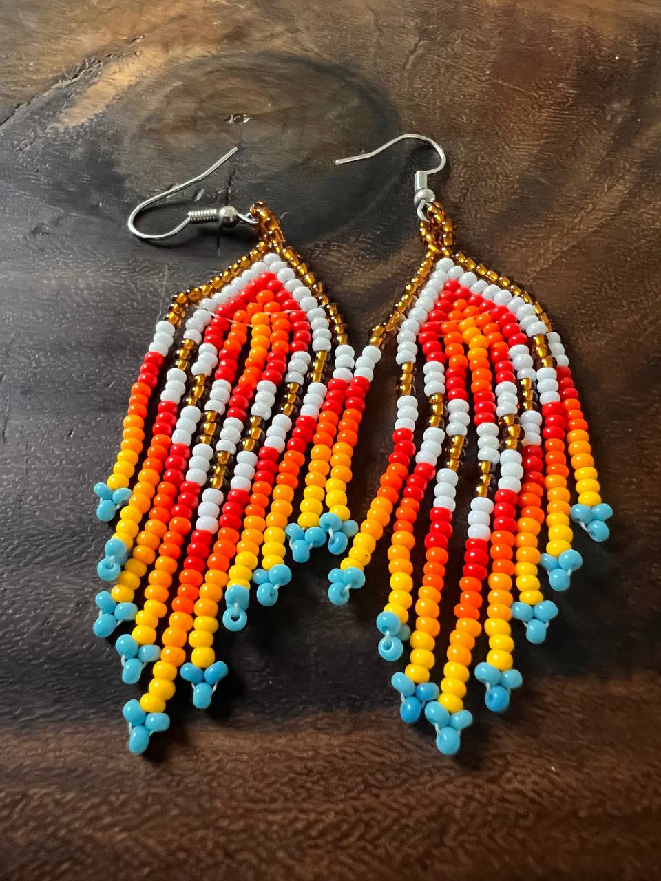 Schwarz-Weiß-Ohrringe Inga