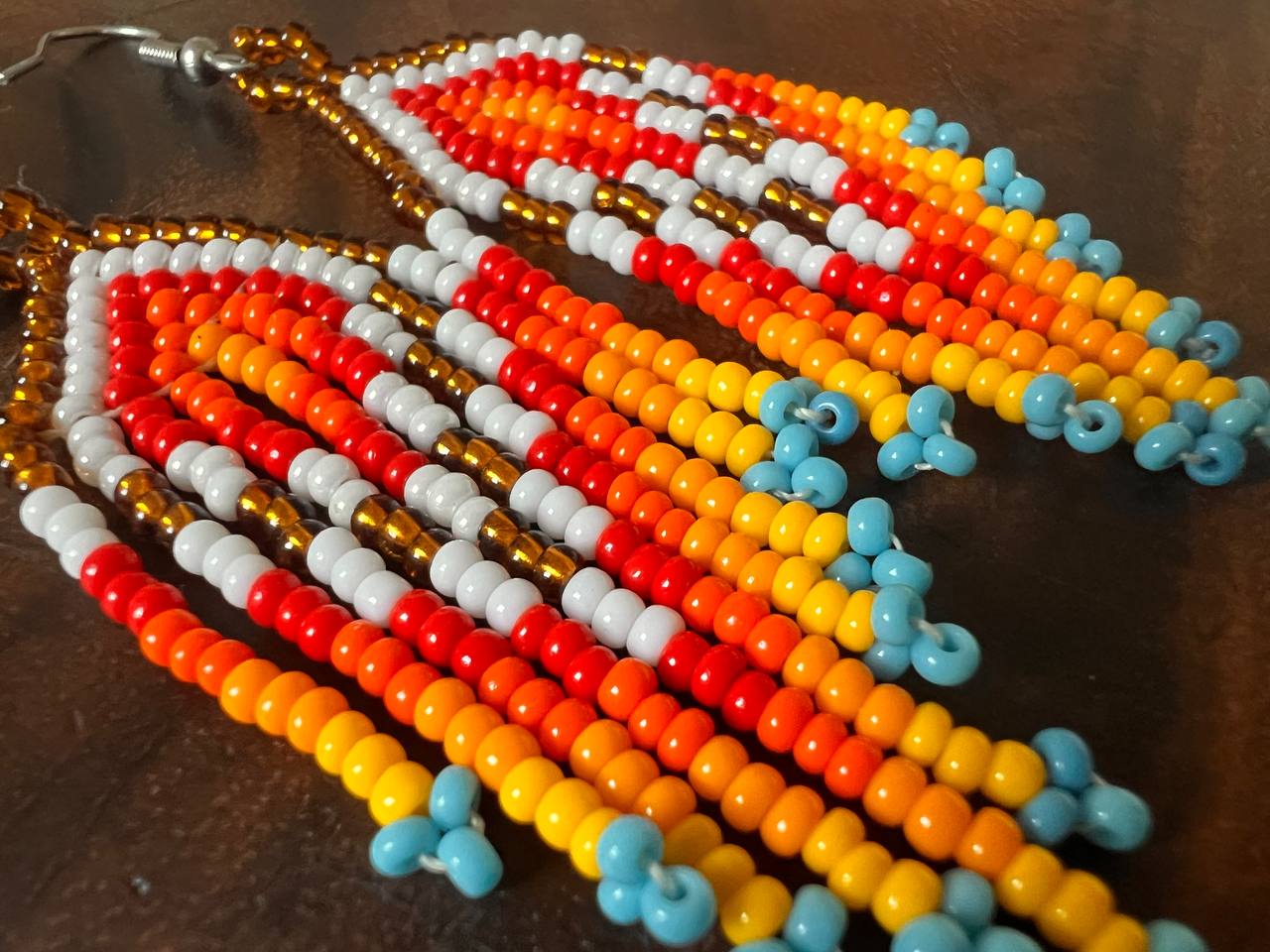 Schwarz-Weiß-Ohrringe Inga